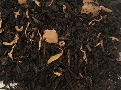  A blend of black tea and mango pieces