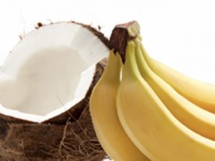 Coconut and banana 